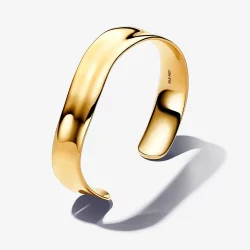 Szeroka otwarta Bransoletka bangle Pandora o organicznym kształcie - 563302C00