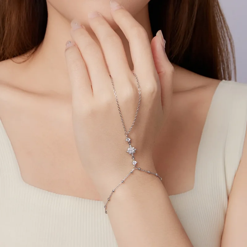 (zdjęcie do) Pandora Style 925 Srebrna Bransoletka z Pierścionkiem w Kształcie Gwiazdy z Cyrk - Wyświetl 7