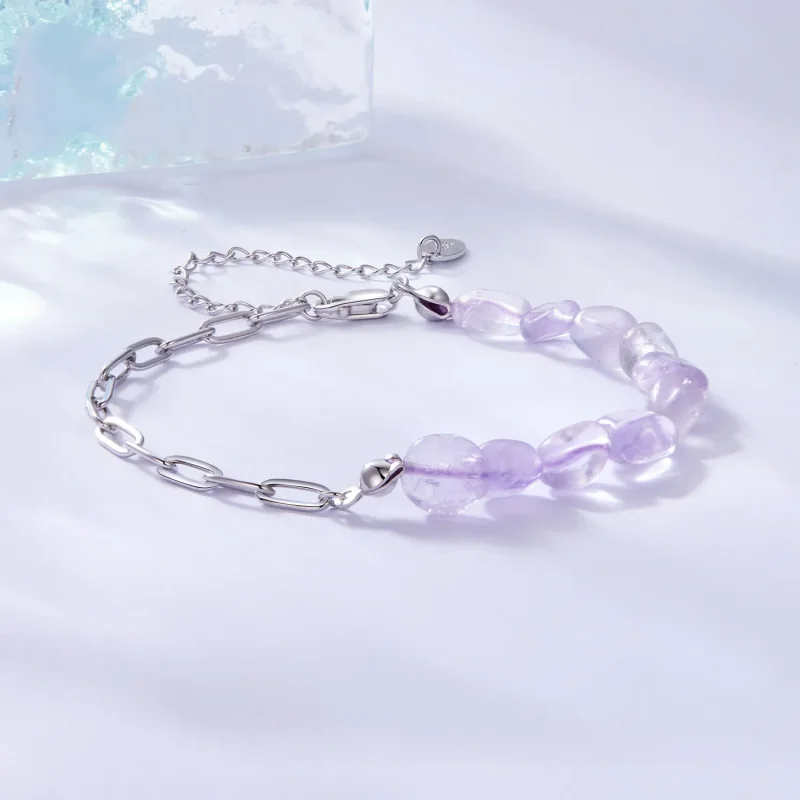 (zdjęcie do) Pandora Style 925 Srebro Próby 925 z Powłoką Platynową Bransoletka z Kryształem - Wyświetl 2