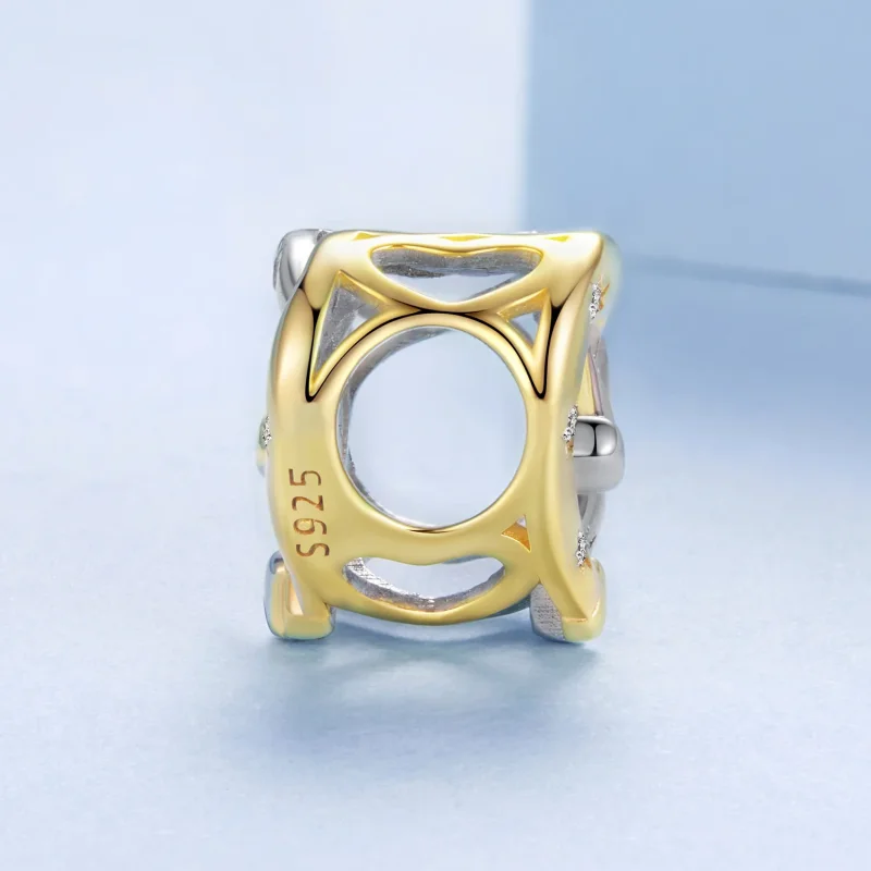 (zdjęcie do) Pandora Style Heart Horseshoe 925 Srebro Próby 925 Koralik z Cyrkoniami - Plater - Wyświetl 3