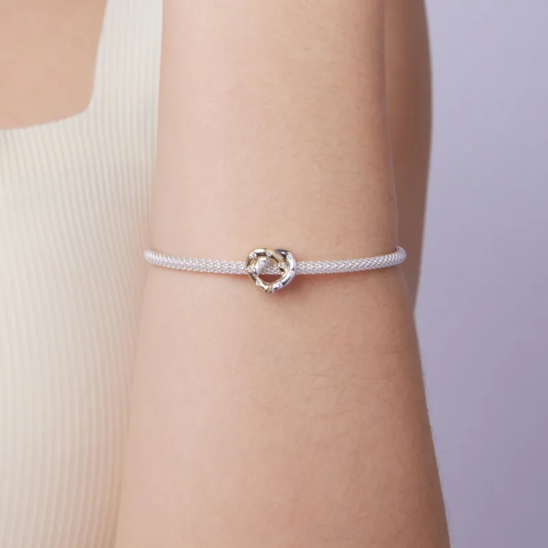 (zdjęcie do) Pandora Style Heart Horseshoe 925 Srebro Próby 925 Koralik z Cyrkoniami - Plater - Wyświetl 7