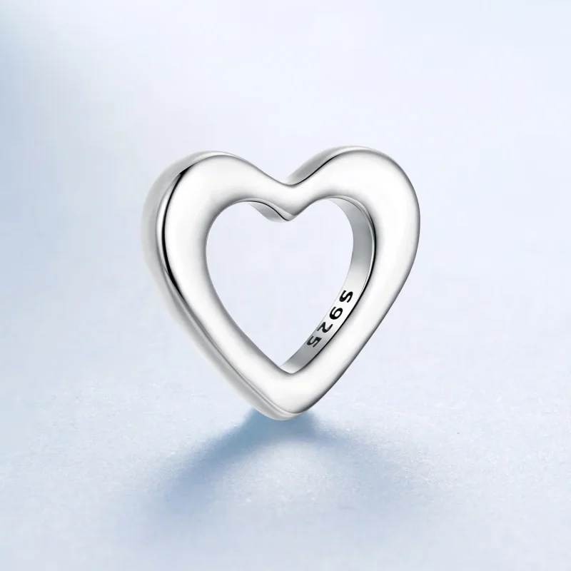 (zdjęcie do) Pandora Style Heart 925 Srebro Próba Koralik - Utleniony Amulet Miłości - BSC113 - Wyświetl 2