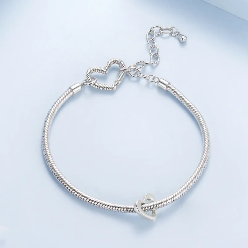 (zdjęcie do) Pandora Style Heart 925 Srebro Próba Koralik - Utleniony Amulet Miłości - BSC113 - Wyświetl 5