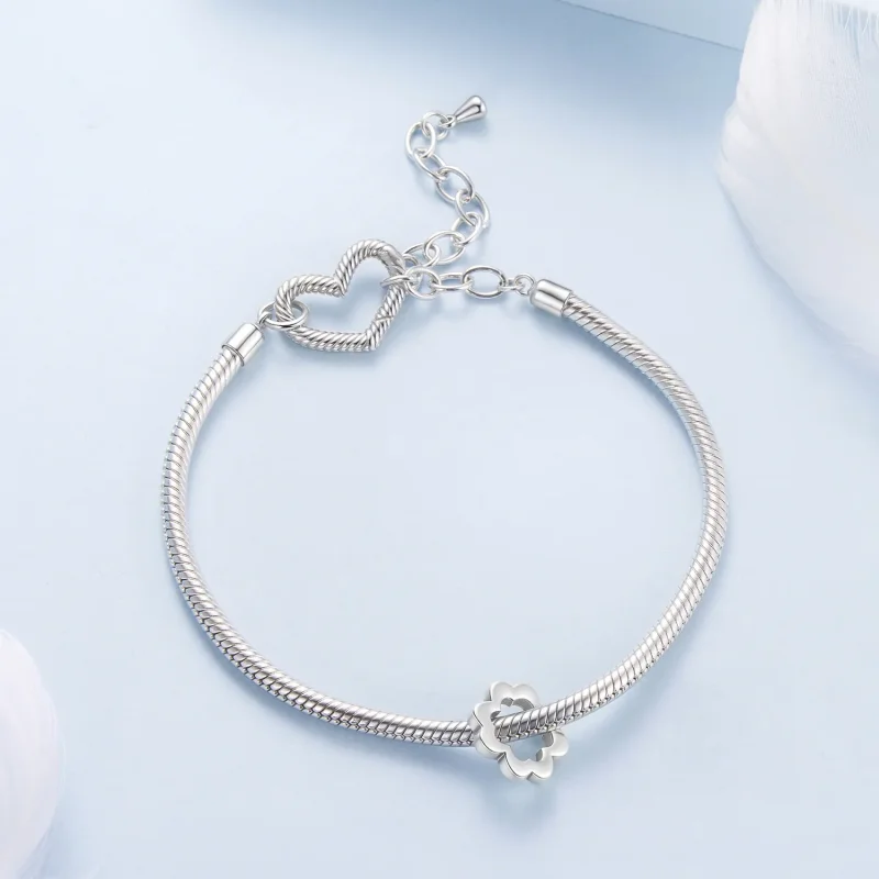 (zdjęcie do) Pandora Style Koniczyna 925 Srebro Próby Koralik - Utleniony - BSC1138 - Wyświetl 5