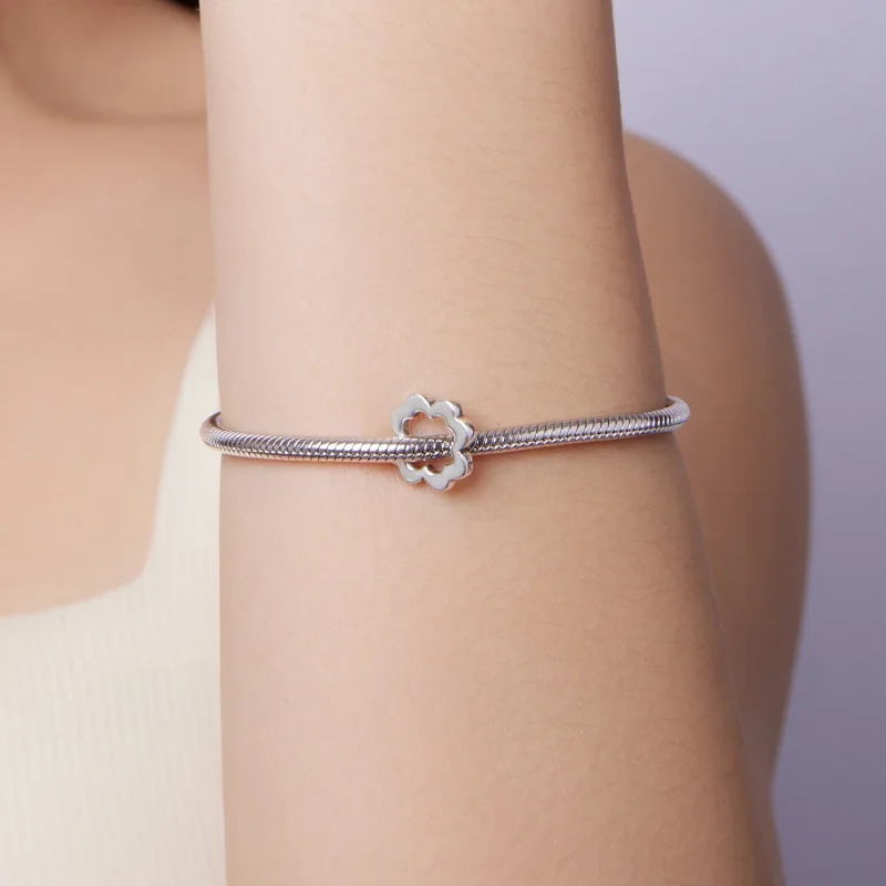 (zdjęcie do) Pandora Style Koniczyna 925 Srebro Próby Koralik - Utleniony - BSC1138 - Wyświetl 7