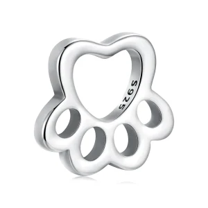 (zdjęcie do) Pandora Style Łapka 925 Srebro Próby 925 Koralik - Utleniana Pamiątka po Zwierzęciu - BSC1139