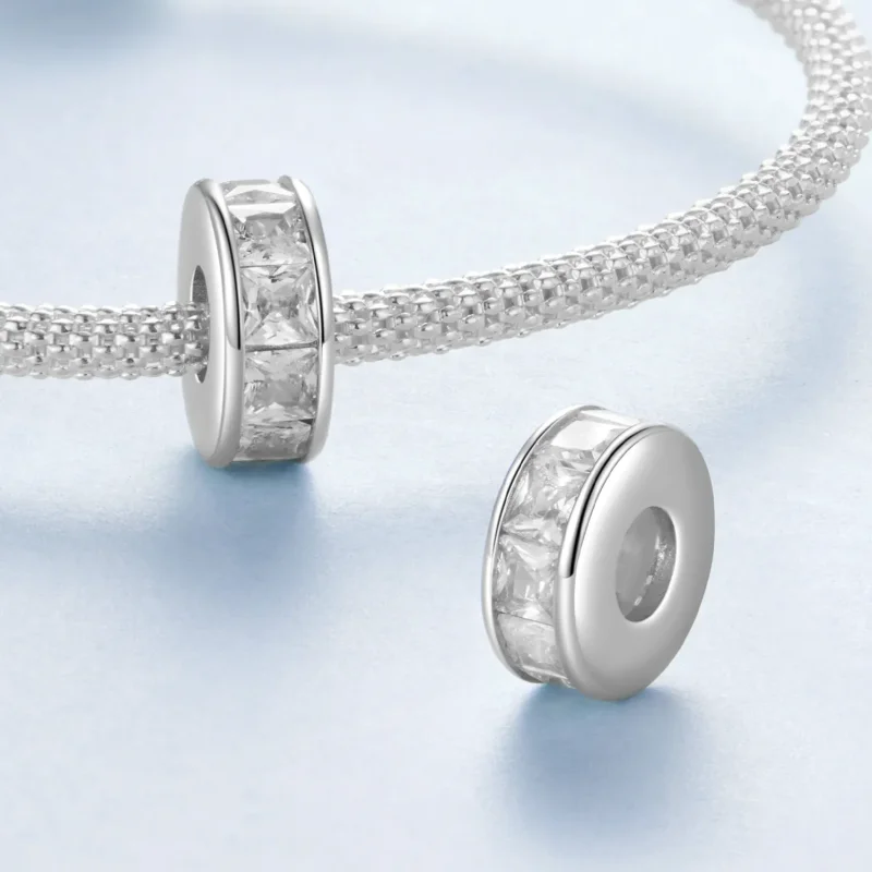 (zdjęcie do) Pandora Style 925 Srebro Próby 925 Kulka Przekładkowa z Cyrkoniami i Platerowana - Wyświetl 4