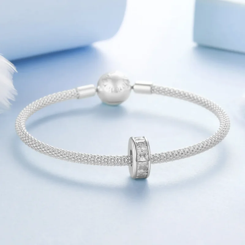 (zdjęcie do) Pandora Style 925 Srebro Próby 925 Kulka Przekładkowa z Cyrkoniami i Platerowana - Wyświetl 5