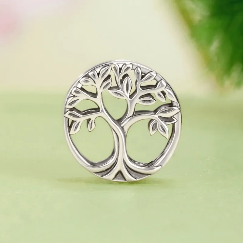 (zdjęcie do) Pandora Style 925 Srebro Próby 925 Utleniony Charm Drzewo Życia - BSC1158 - Wyświetl 2