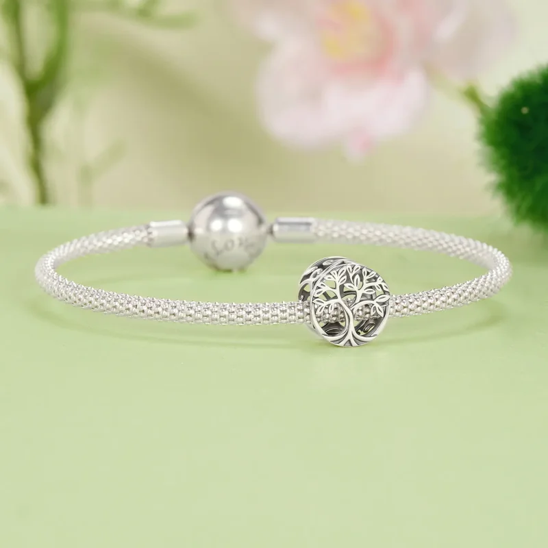 (zdjęcie do) Pandora Style 925 Srebro Próby 925 Utleniony Charm Drzewo Życia - BSC1158 - Wyświetl 5