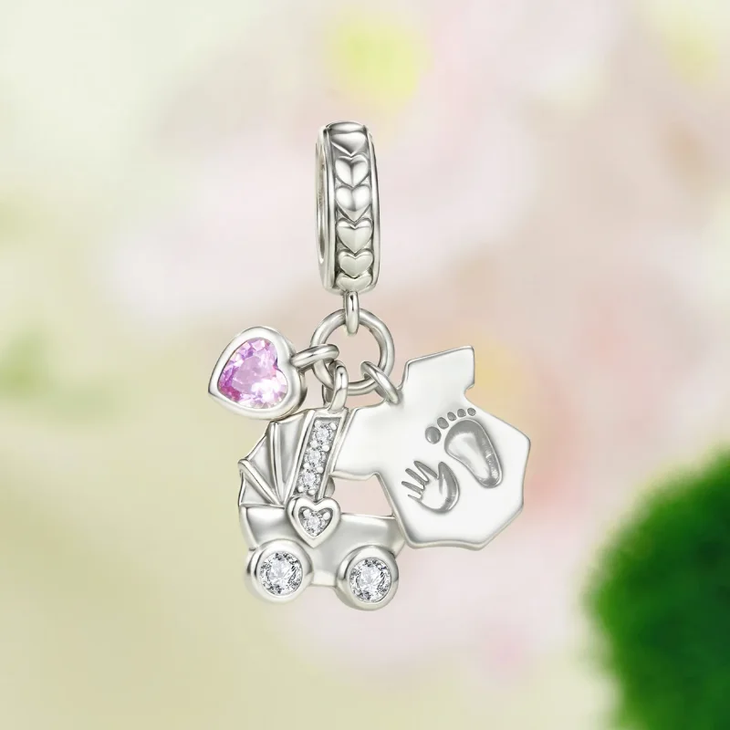 (zdjęcie do) Pandora Style 925 Srebro Próby Sterling Oksydowane Zawieszka Potrójny Charm z Cy - Wyświetl 2