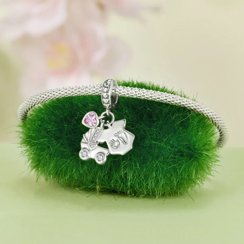 (zdjęcie do) Pandora Style 925 Srebro Próby Sterling Oksydowane Zawieszka Potrójny Charm z Cy - Wyświetl 4