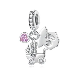 (zdjęcie do) Pandora Style 925 Srebro Próby Sterling Oksydowane Zawieszka Potrójny Charm z Cyrkoniami - BSC1160