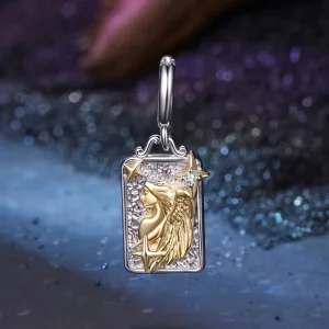Pandora Style 925 Srebro Próby Virgo Znak Zodiaku Charm z Cyrkoniami, Platyną i Złoceniem - BSC1164-8 (zdjęcie do) Pandora Style 925 Srebro Próby Virgo Znak Zodiaku Charm z Cyrkoniami, Platyną i Złoceniem - BSC1164-8