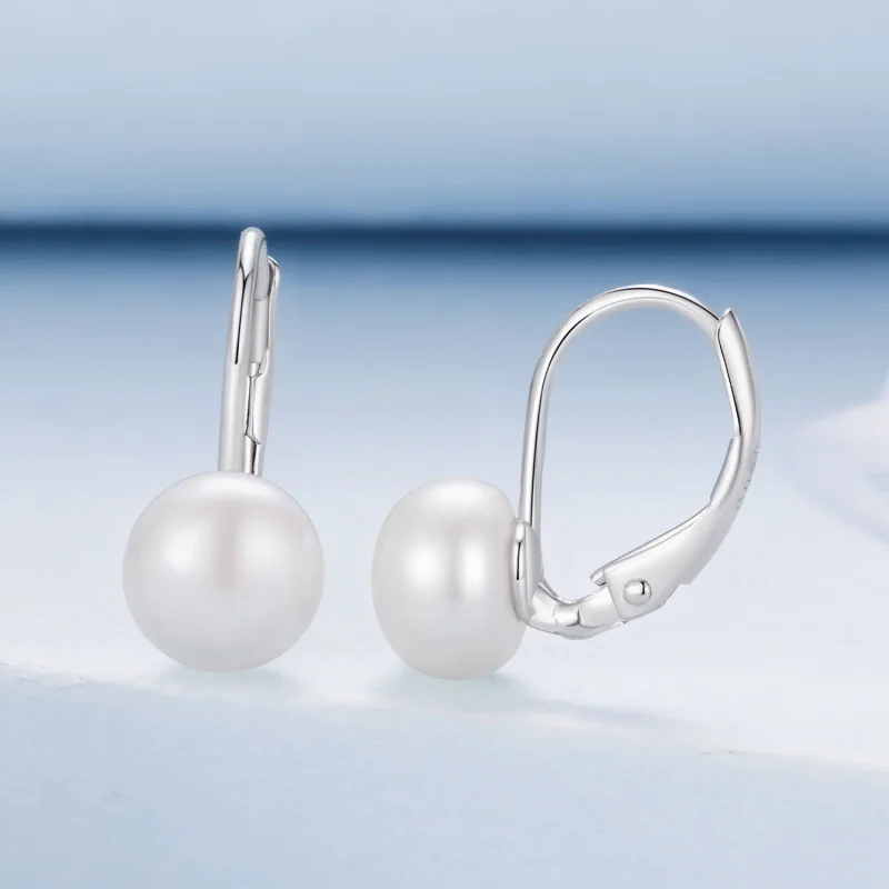 (zdjęcie do) Pandora Style 925 Srebro Próby 925 z Platerowaną Platyną Kolczyki z Wisiorami ze - Wyświetl 2