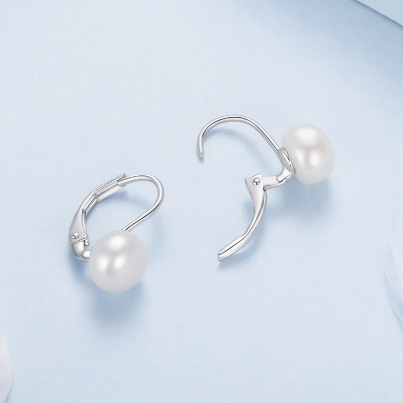 (zdjęcie do) Pandora Style 925 Srebro Próby 925 z Platerowaną Platyną Kolczyki z Wisiorami ze - Wyświetl 4