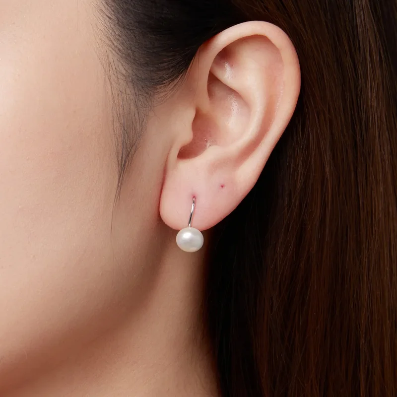 (zdjęcie do) Pandora Style 925 Srebro Próby 925 z Platerowaną Platyną Kolczyki z Wisiorami ze - Wyświetl 9
