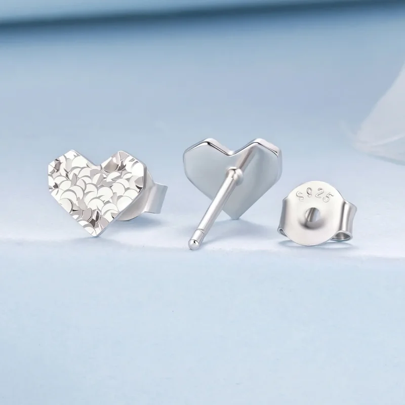 (zdjęcie do) Pandora Style 925 Srebro Próby 925 Platerowane Platyną Kolczyki Półśrubkowe w Ks - Wyświetl 2
