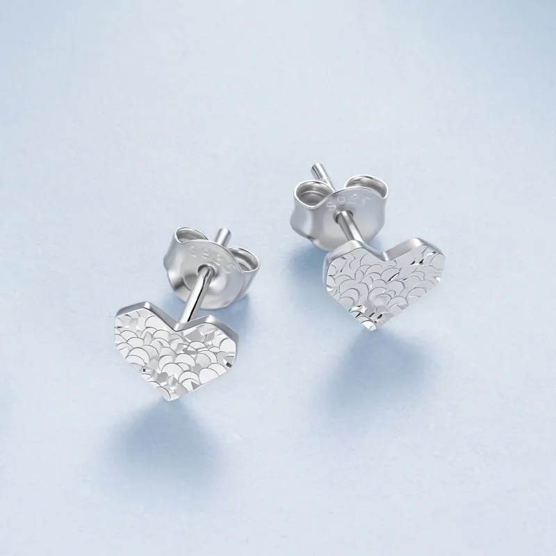(zdjęcie do) Pandora Style 925 Srebro Próby 925 Platerowane Platyną Kolczyki Półśrubkowe w Ks - Wyświetl 3