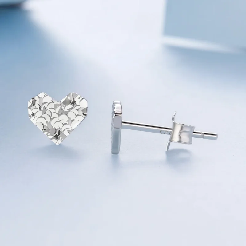 (zdjęcie do) Pandora Style 925 Srebro Próby 925 Platerowane Platyną Kolczyki Półśrubkowe w Ks - Wyświetl 4