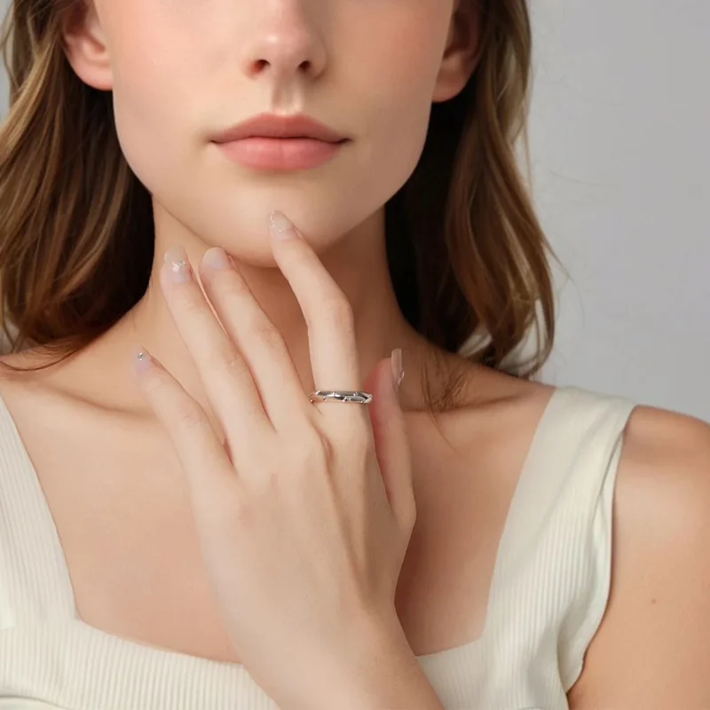 (zdjęcie do) Pandora Style 925 Srebrna pierścionek otwarty z motywem planet - Oksydowany - BS - Wyświetl 7