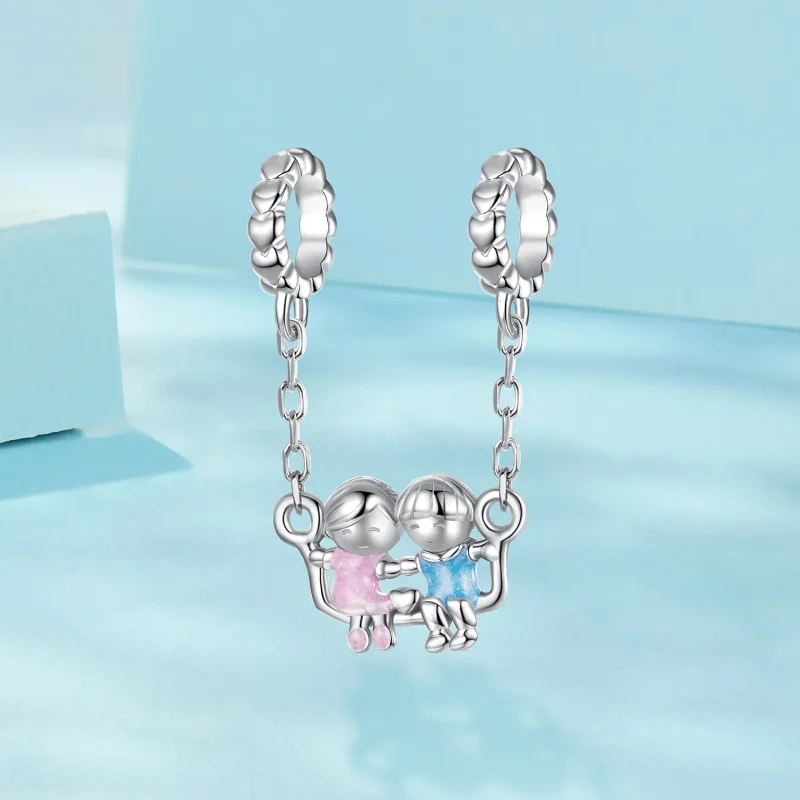 (zdjęcie do) Pandora Style 925 Srebro Próby 925 Pozłacane Rodzime Srebro Wisiorek Dziecięcych - Wyświetl 2