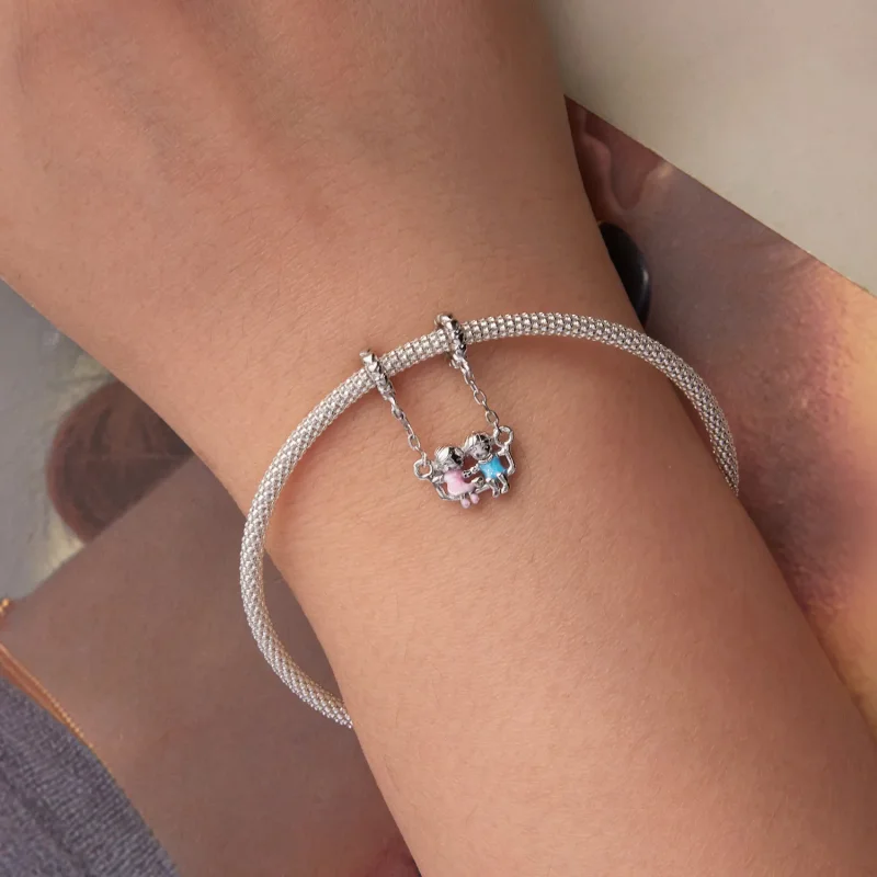 (zdjęcie do) Pandora Style 925 Srebro Próby 925 Pozłacane Rodzime Srebro Wisiorek Dziecięcych - Wyświetl 6