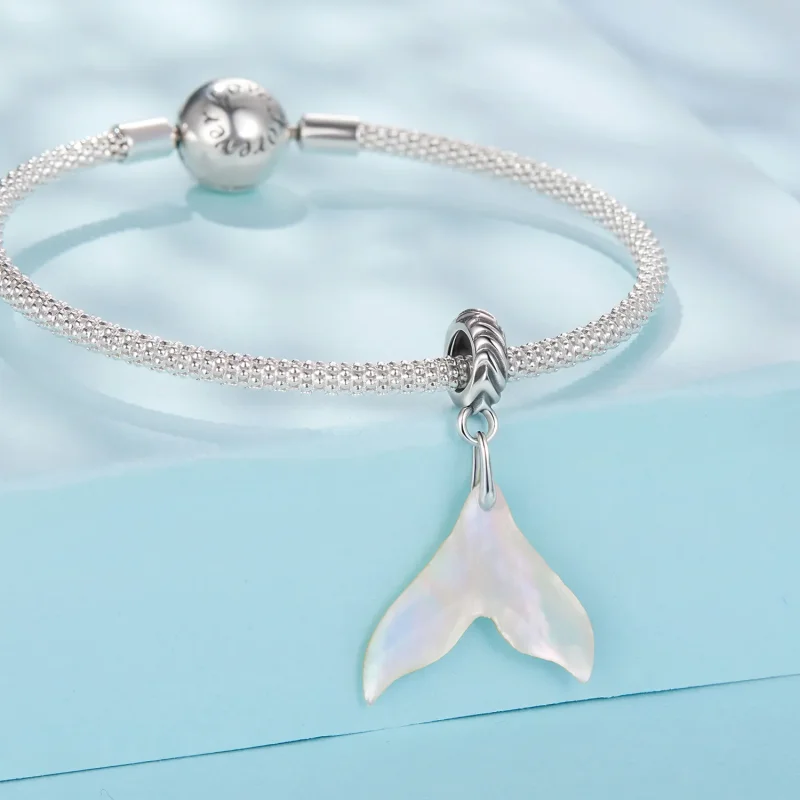 (zdjęcie do) Pandora Style 925 Srebro Próby 925 Utleniony Wisiorek z Ogonem Syreny - Morska C - Wyświetl 3