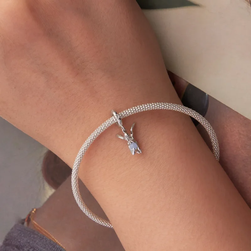 (zdjęcie do) Pandora Style 925 Srebrna Zawieszka z Aniołkiem - Cyrkonie i Kamień Świecący w C - Wyświetl 6