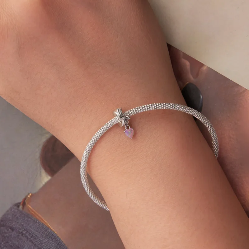 (zdjęcie do) Pandora Style 925 Srebro Próbne Koralik Rozdzielający w Formie Kokardy - Syntety - Wyświetl 6