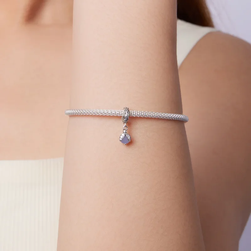 (zdjęcie do) Pandora Style 925 Srebro Próby Glow-in-the-Dark Pendant z Cyrkoniami i Nightston - Wyświetl 9