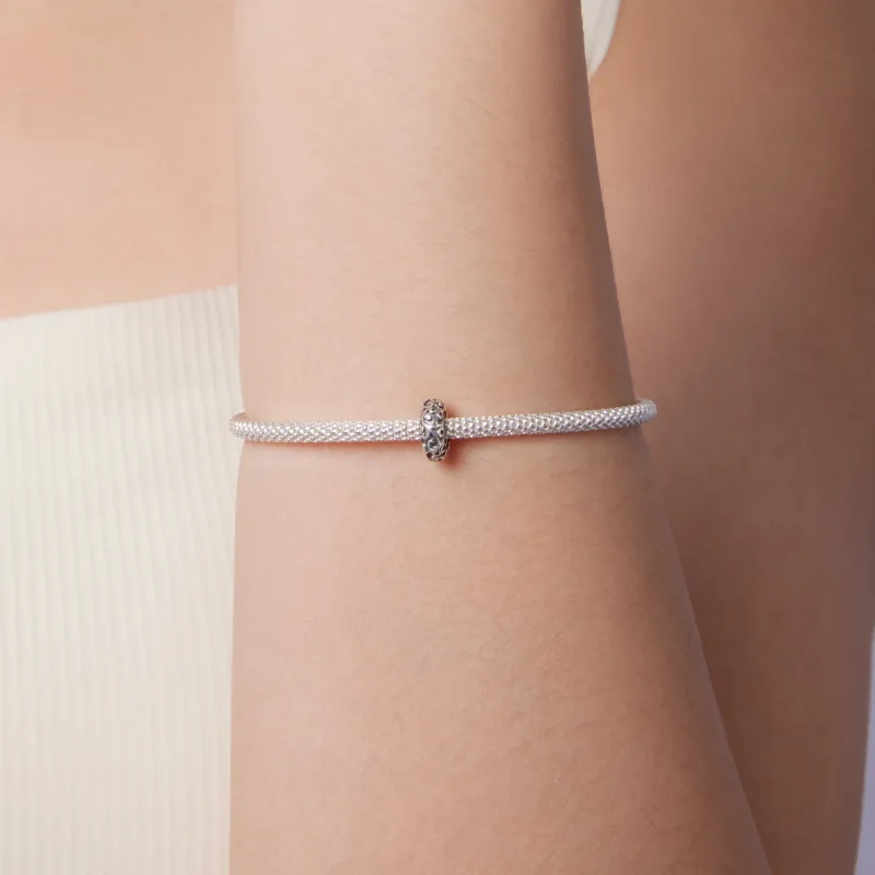 (zdjęcie do) Pandora Style 925 Srebro Próby 925 Oksydowany Wzór Winorośli Koralik Silikonowy - Wyświetl 7