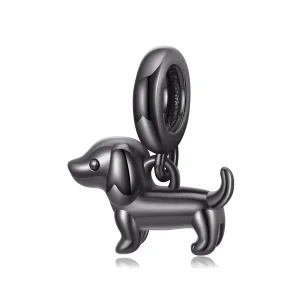 (zdjęcie do) Pandora Style 925 Srebro Próba Czernione Złoto Wisiorek z Jamnikiem - SCC3109