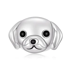 (zdjęcie do) Pandora Style 925 Srebro Próby 925 Utleniony Koralik Golden Retriever z Emalią - SCC3110