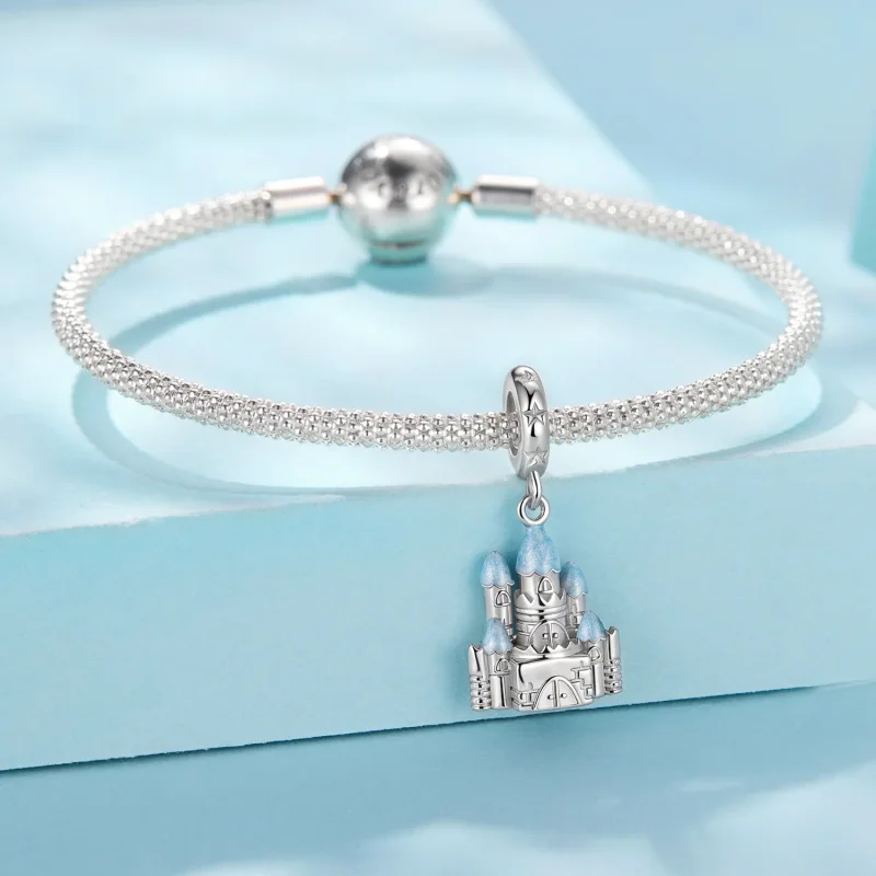(zdjęcie do) Pandora Style 925 Srebro Próby 925 Platerowane Platyną Wisior z Zamkiem i Emalią - Wyświetl 3