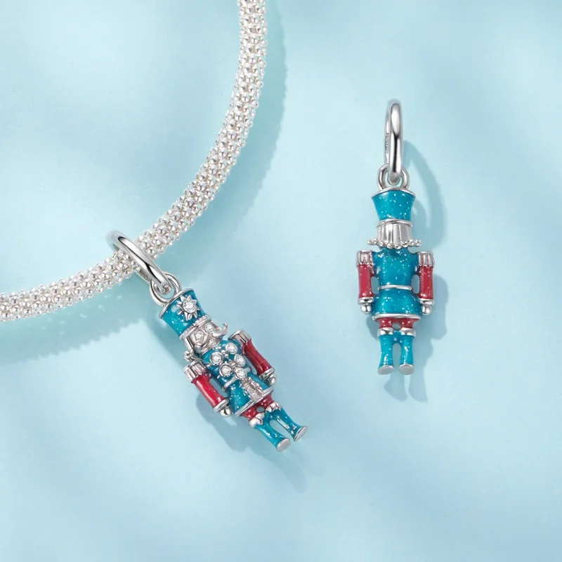 (zdjęcie do) Pandora Style 925 Srebro Próby Sterling Platynowane Zawieszka Dziadek do Orzechó - Wyświetl 4