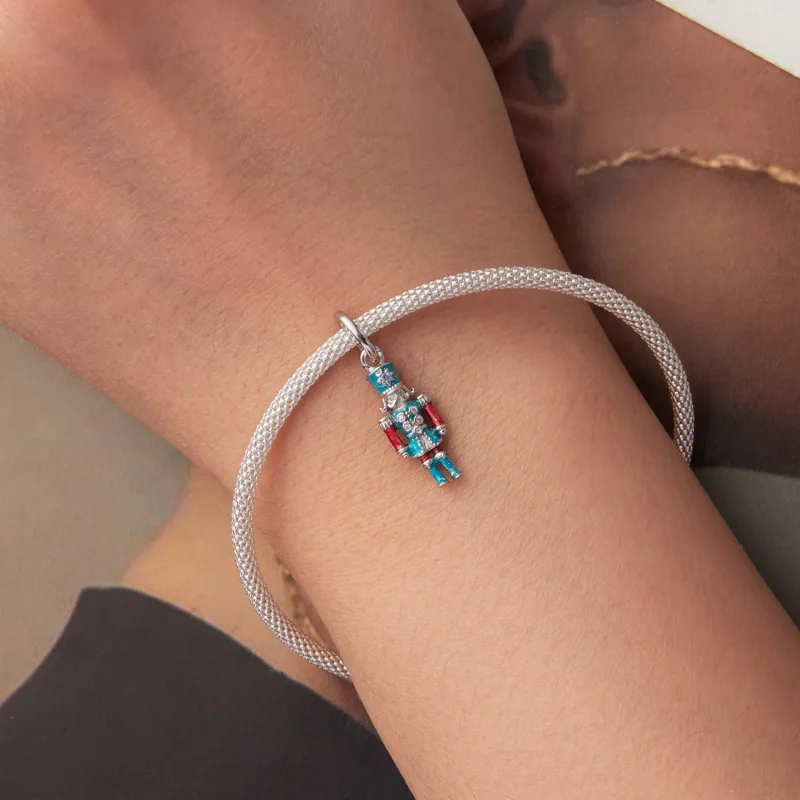 (zdjęcie do) Pandora Style 925 Srebro Próby Sterling Platynowane Zawieszka Dziadek do Orzechó - Wyświetl 5