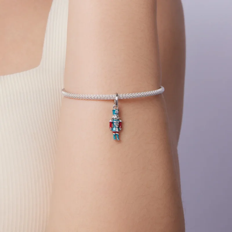 (zdjęcie do) Pandora Style 925 Srebro Próby Sterling Platynowane Zawieszka Dziadek do Orzechó - Wyświetl 6