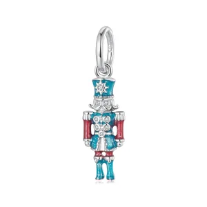 (zdjęcie do) Pandora Style 925 Srebro Próby Sterling Platynowane Zawieszka Dziadek do Orzechów z Emalią i Cyrkoniami - SCC3114