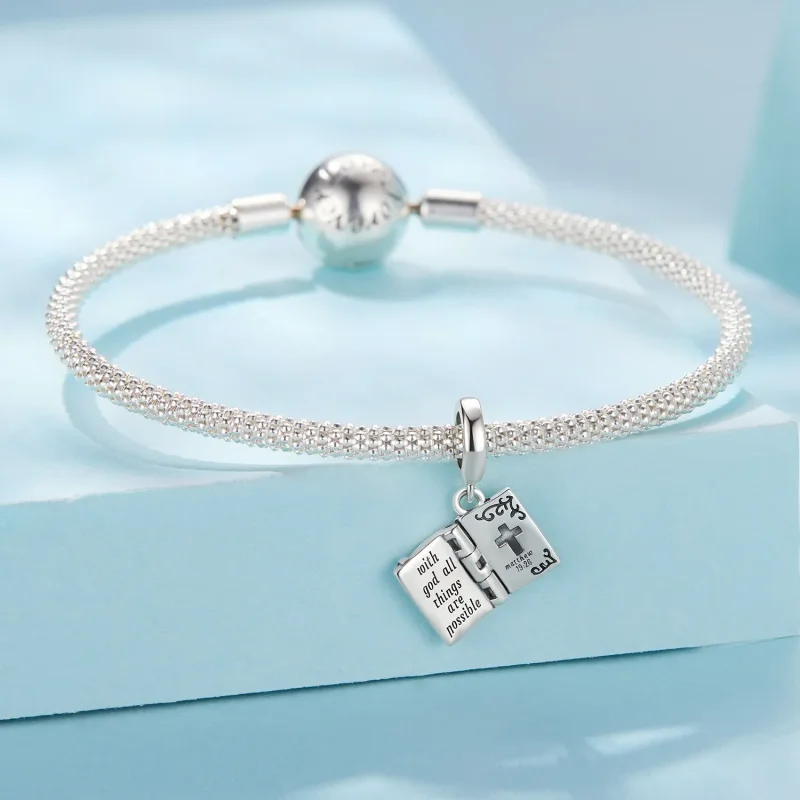 (zdjęcie do) Pandora Style Lucky Star 925 Srebrna Bransoletka z Oksydowanym Wykończeniem - Wi - Wyświetl 3