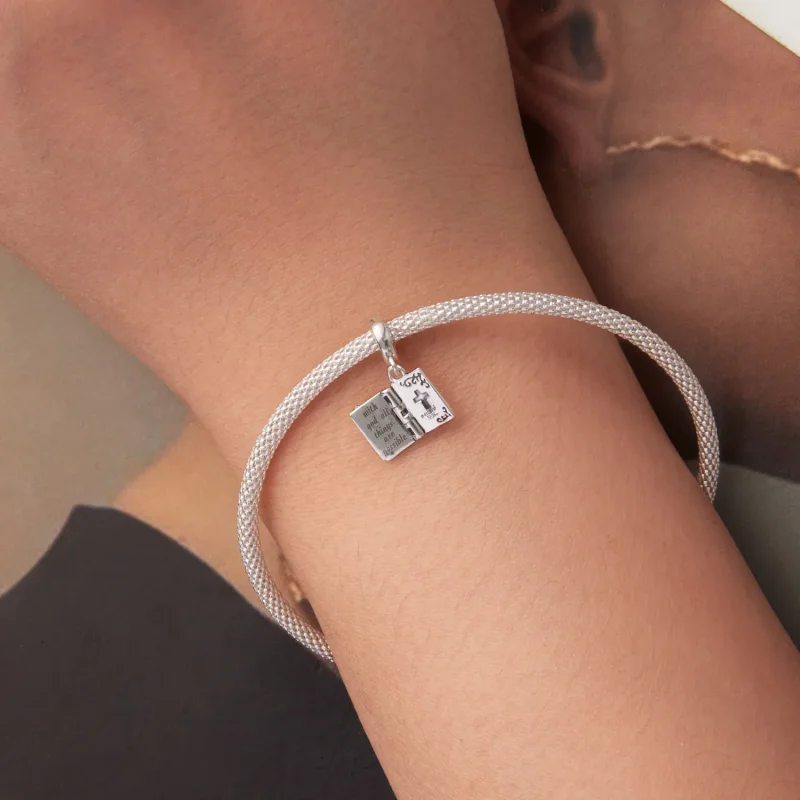 (zdjęcie do) Pandora Style Lucky Star 925 Srebrna Bransoletka z Oksydowanym Wykończeniem - Wi - Wyświetl 5