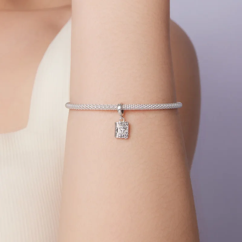 (zdjęcie do) Pandora Style Lucky Star 925 Srebrna Bransoletka z Oksydowanym Wykończeniem - Wi - Wyświetl 7