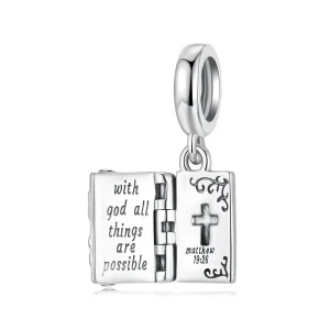 (zdjęcie do) Pandora Style 925 Srebro Próby 925 Utleniony Krzyż Wiary Wisiorek - SCC3115