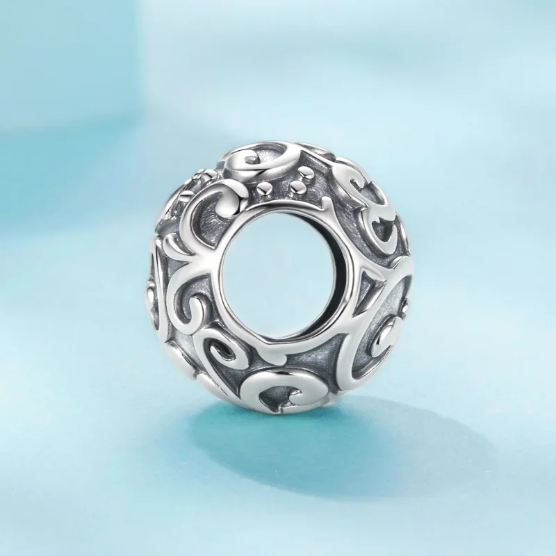 (zdjęcie do) Pandora Style 925 Srebro Próba Utleniony Wzór Winorośli Koralik - SCC3117 - Wyświetl 3