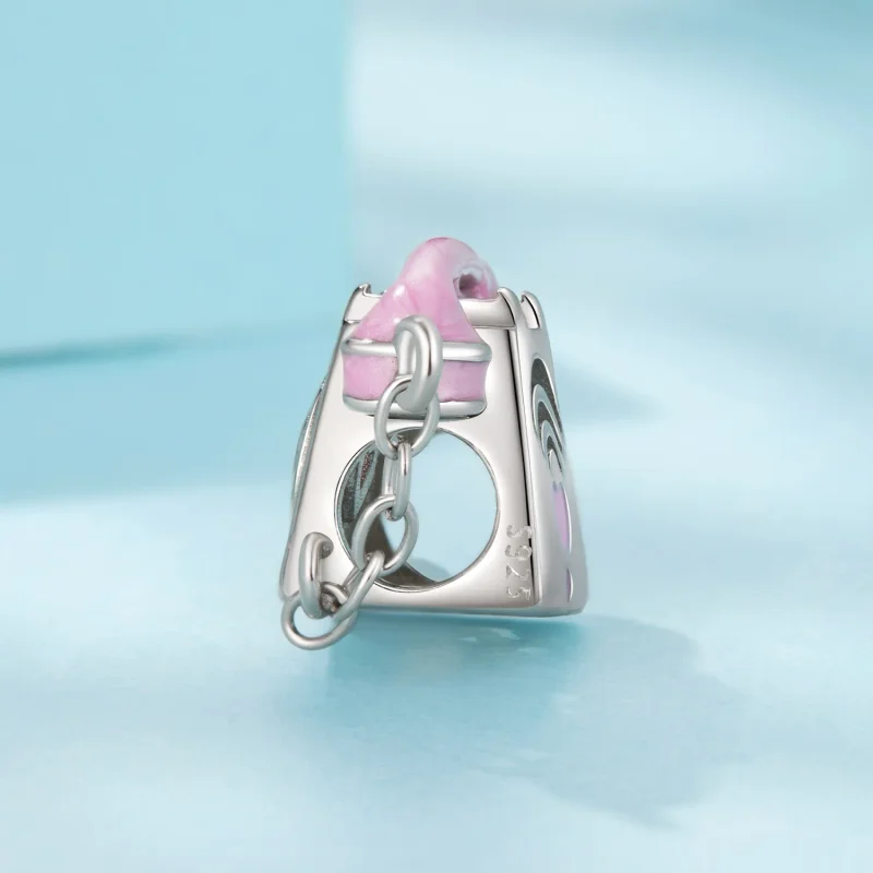 (zdjęcie do) Pandora Style 925 Srebro Próby 925 Platynowane Koralik z Cyrkoniami i Emalią w S - Wyświetl 3