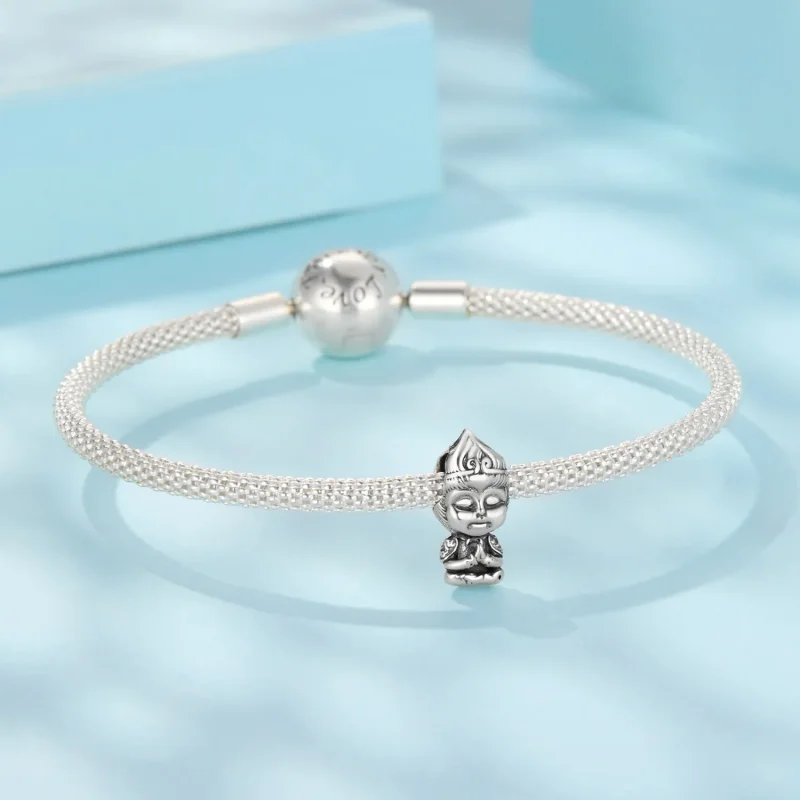 (zdjęcie do) Pandora Style 925 Srebro Próby 925 Utleniony Koralik Sun Wukong - SCC3122 - Wyświetl 5