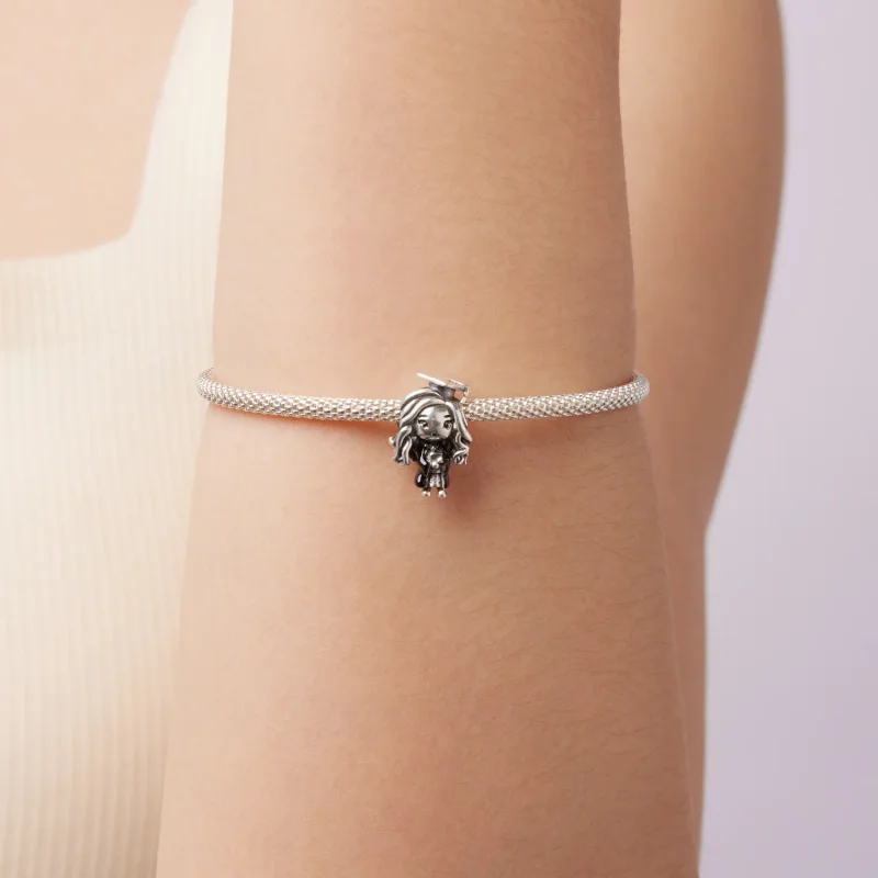 (zdjęcie do) Pandora Style 925 Srebrna Charm z Wizerunkiem Absolwentki - SCC3125 - Wyświetl 7