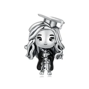 (zdjęcie do) Pandora Style 925 Srebrna Charm z Wizerunkiem Absolwentki - SCC3125