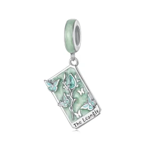(zdjęcie do) Pandora Style 925 Srebro Próby 925 Pozłacane Białym Złotem Wróżebne Różdżki Wisiorek - Emalia i Cyrkonia Amulet Siły - SCC3143