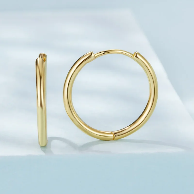(zdjęcie do) Pandora Style 925 Srebrne Kolczyki z Pozłacanym Złotem - SCE1772-BL - Wyświetl 2